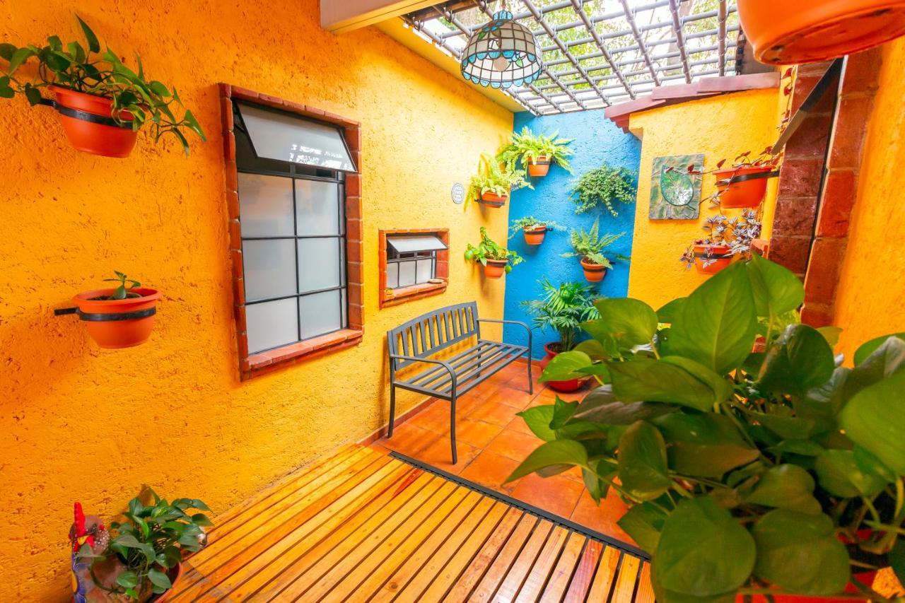 Mex Suites Casa Azul B&B Mexiko-Stadt Exterior foto